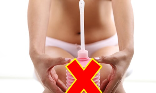 Không thụt rửa sâu trong âm đạo